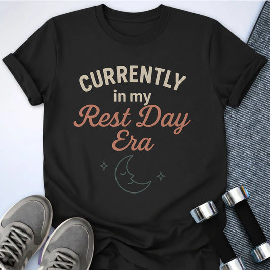 Printify T-Shirt Black / S Rest Day Era T-Shirt