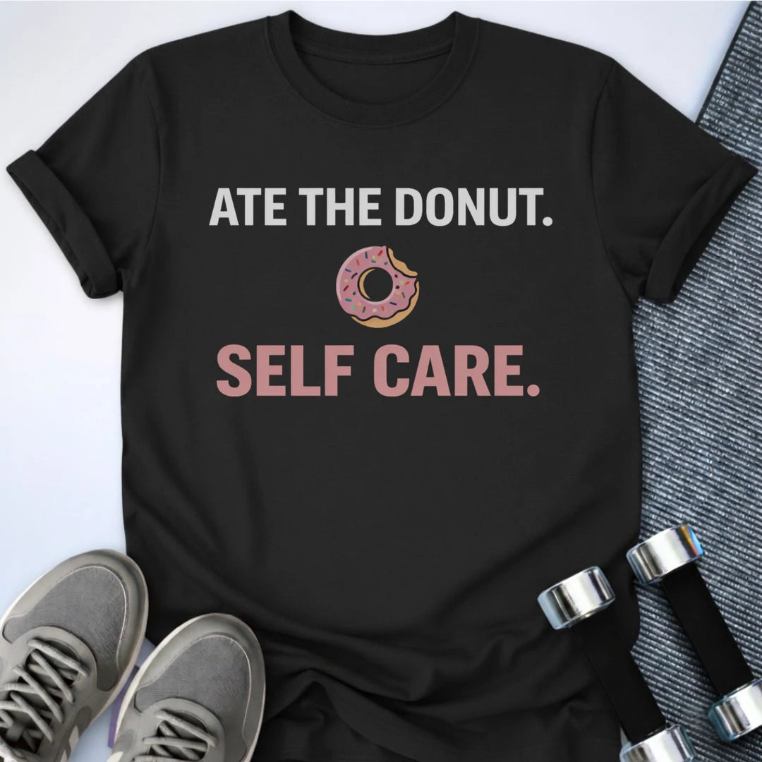 Printify T-Shirt S / Black Ate The Donut T-Shirt