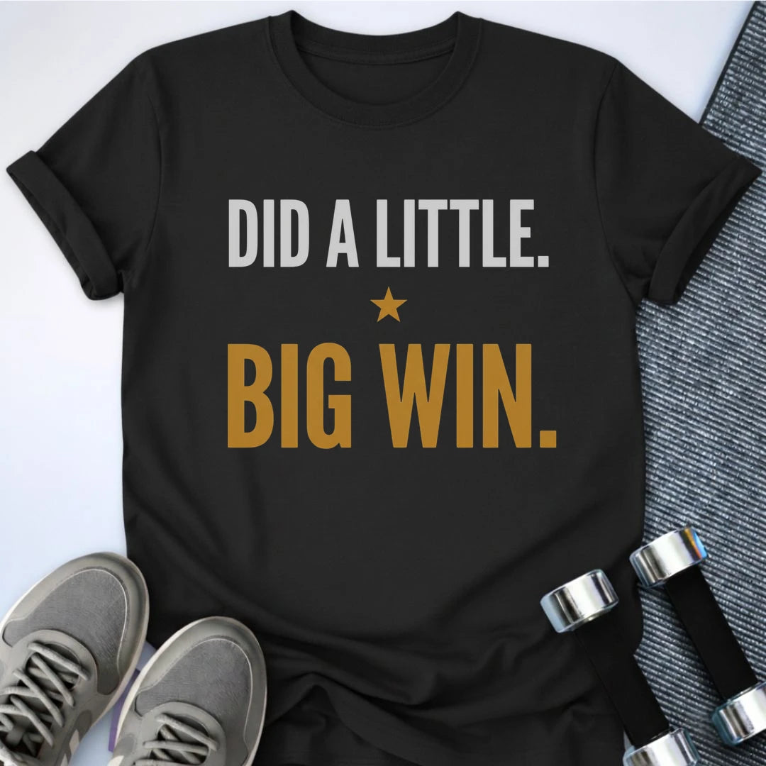 Printify T-Shirt Black / S Big Win T-Shirt