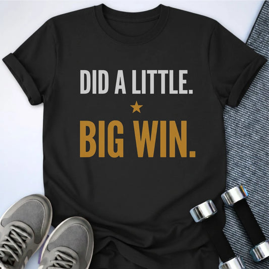 Printify T-Shirt Black / S Big Win T-Shirt