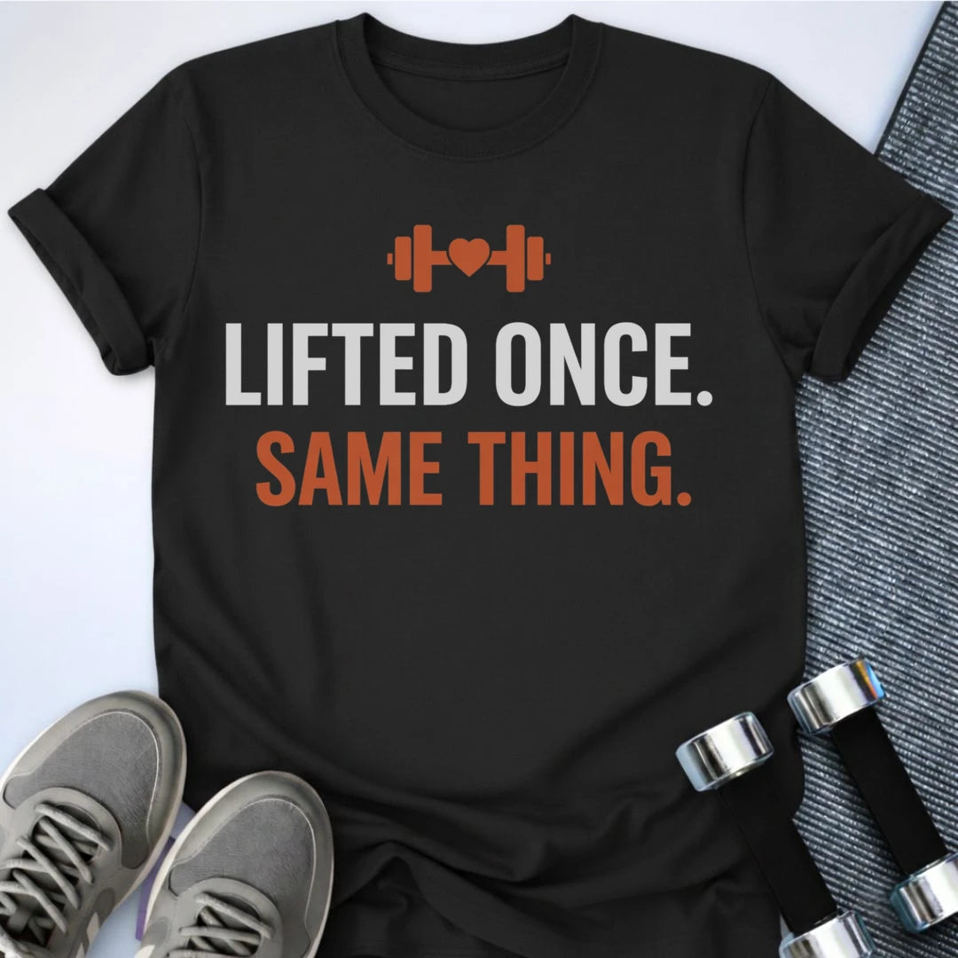 Printify T-Shirt Black / S Lifted Once T-Shirt