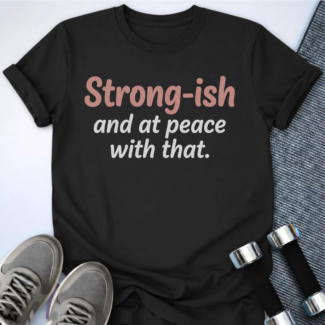 Printify T-Shirt S / Black Strong-ish Peace T-Shirt