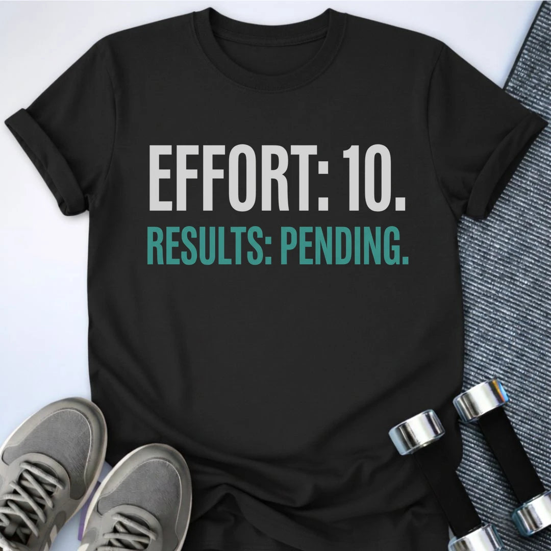 Printify T-Shirt S / Black Results Pending T-Shirt