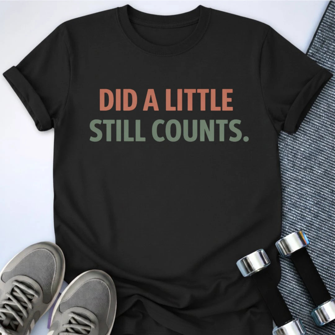 Printify T-Shirt Black / S Little Still Counts T-Shirt
