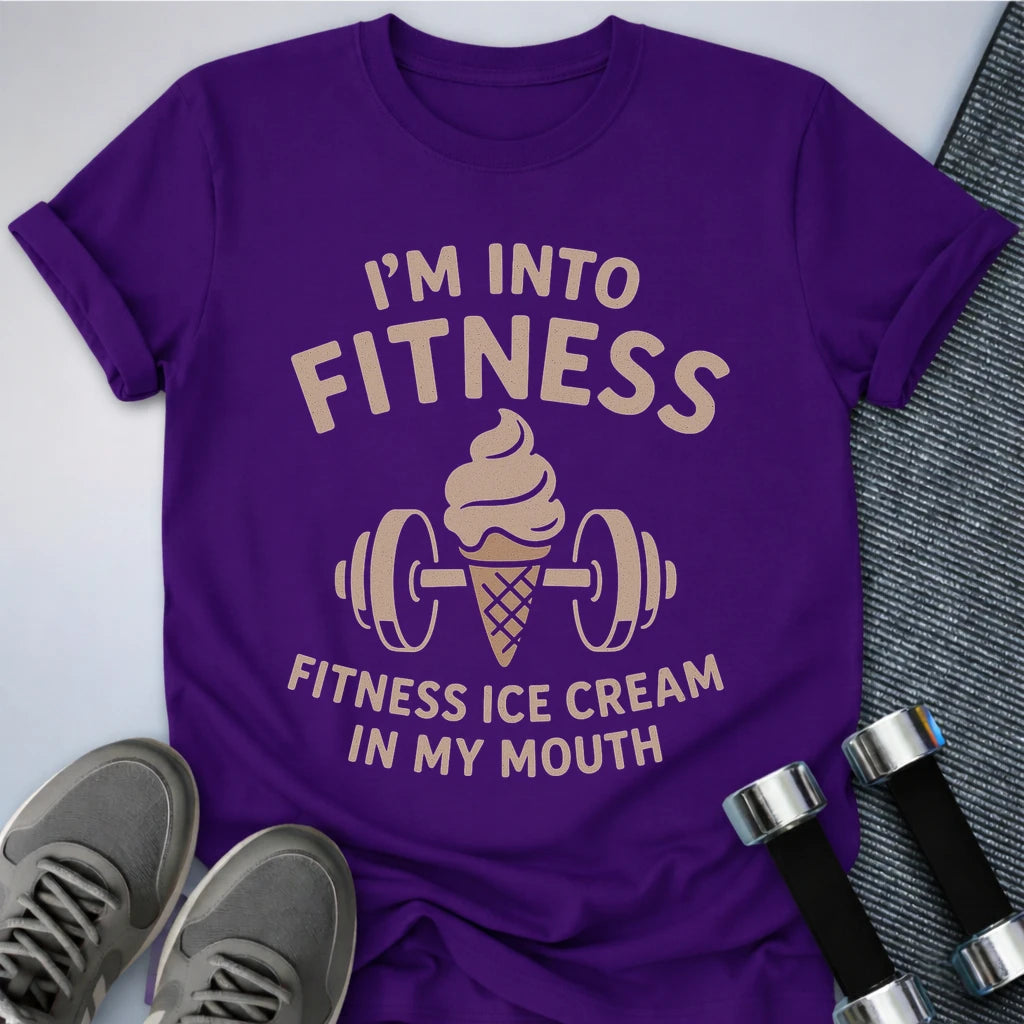 Printify T-Shirt Team Purple / S Fitness Humor T-Shirt