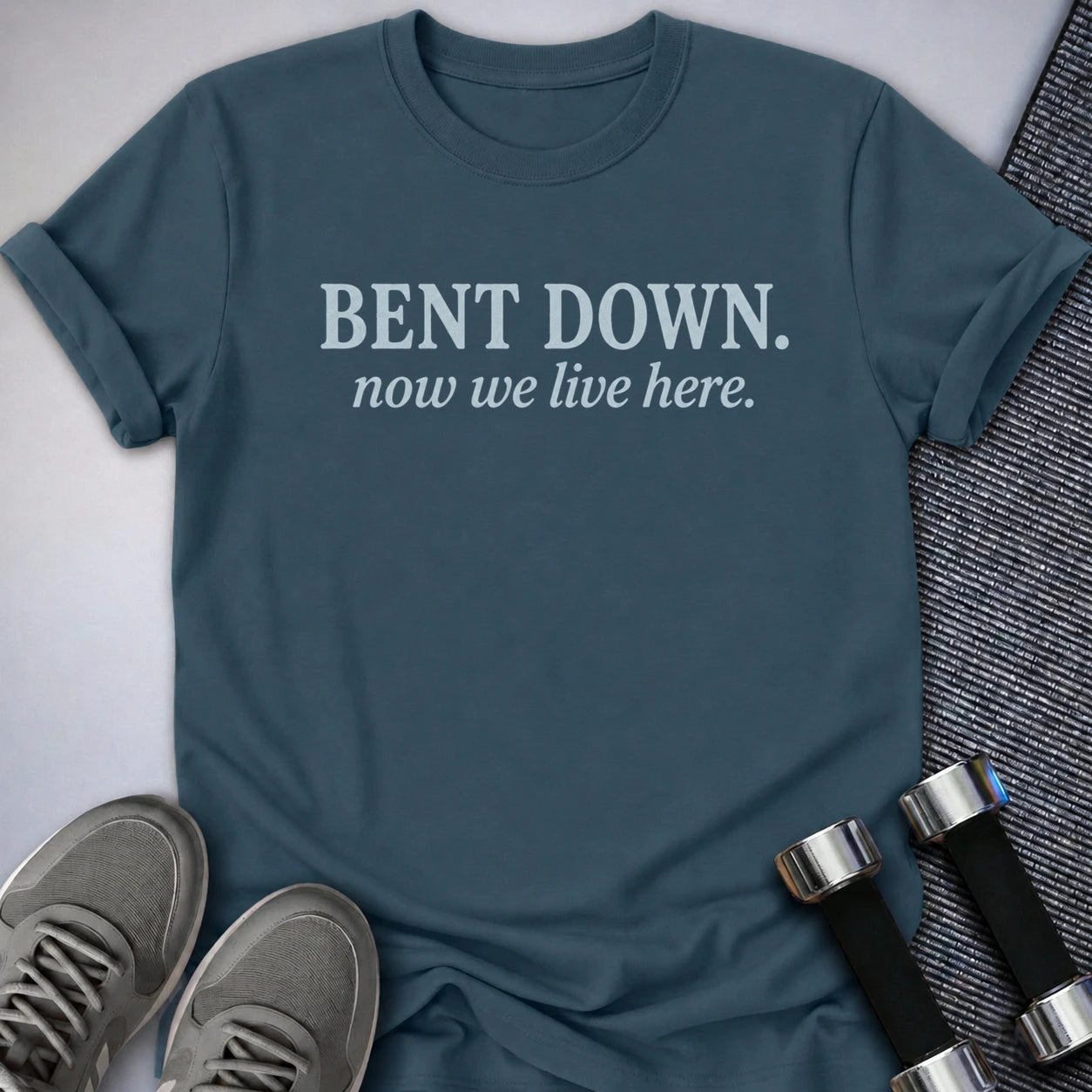 Printify T-Shirt S / Deep Teal Getting Back Up T-Shirt
