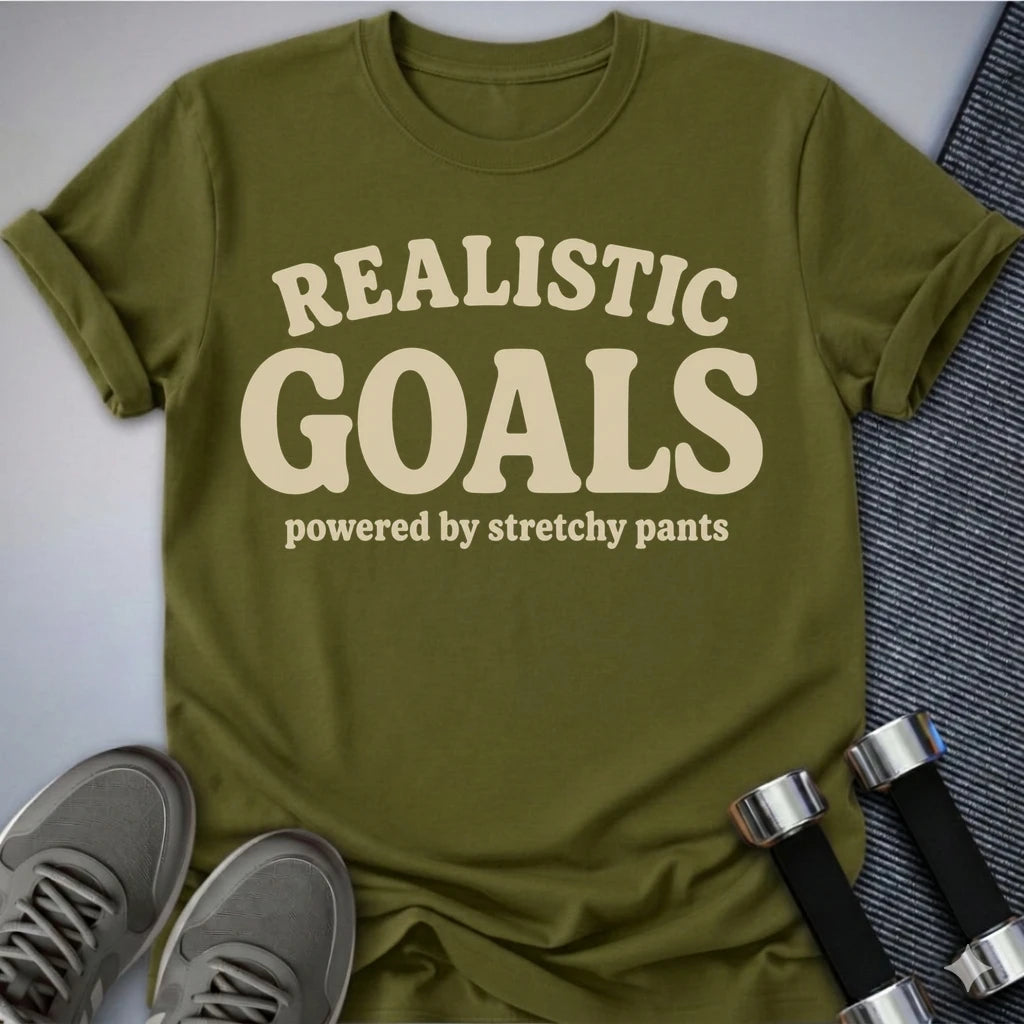 Printify T-Shirt S / Olive Goals and Pants T-Shirt