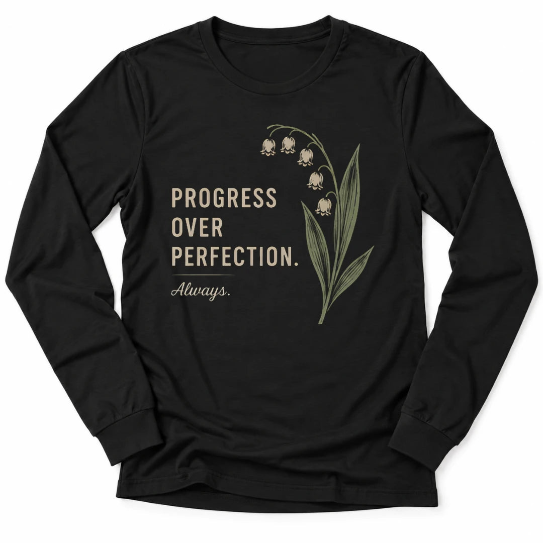 Printify Long-sleeve Black / S Good Enough Bloom Long Sleeve