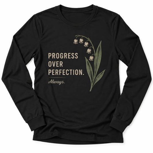 Printify Long-sleeve Black / S Good Enough Bloom Long Sleeve