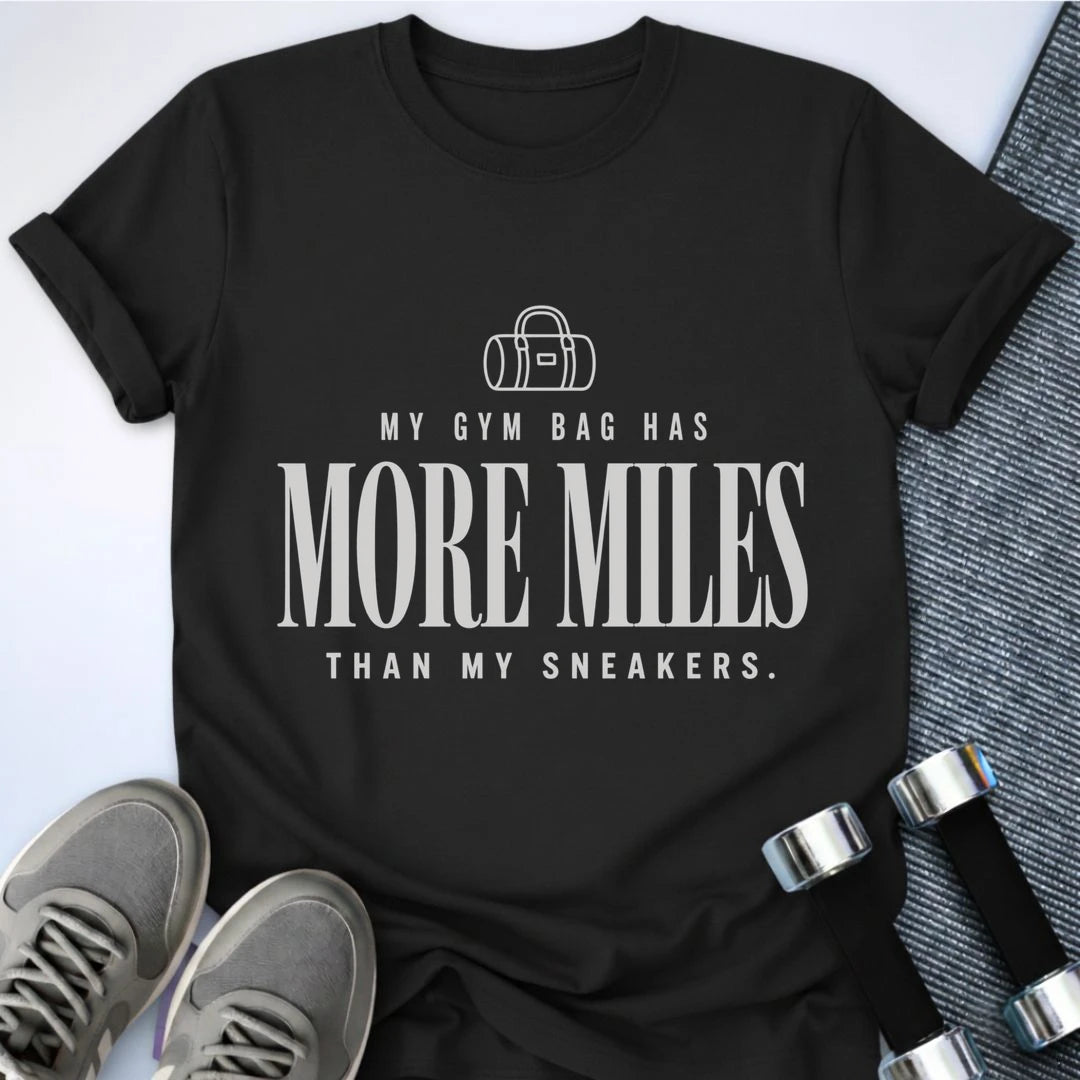Printify T-Shirt S / Black Gym Bag Miles