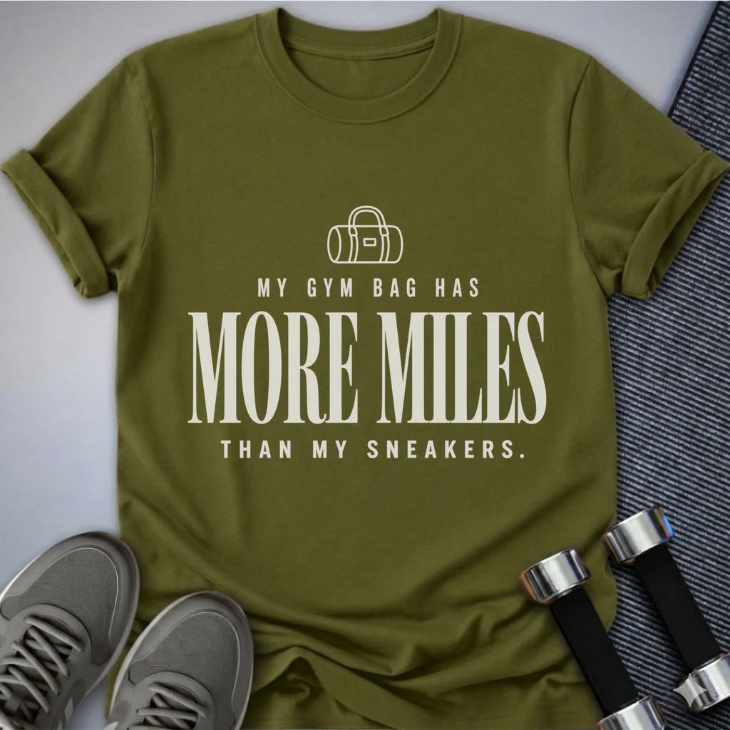 Printify T-Shirt S / Olive Gym Bag Miles