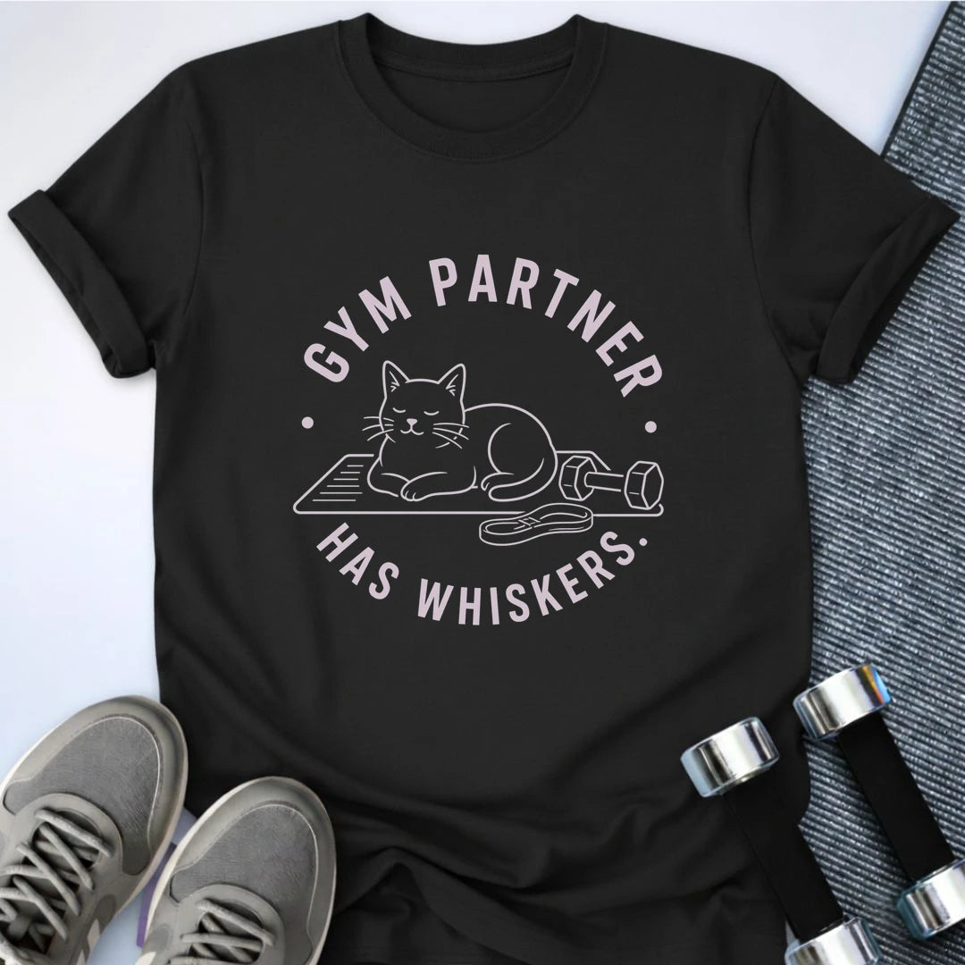 Printify T-Shirt S / Black Gym Partner T-Shirt