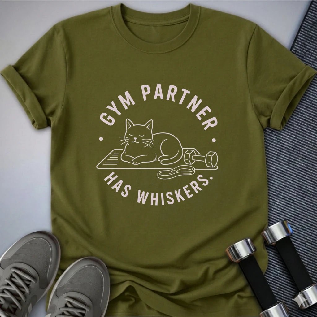Printify T-Shirt S / Olive Gym Partner T-Shirt