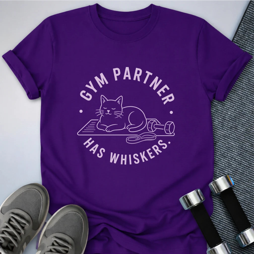 Printify T-Shirt S / Team Purple Gym Partner T-Shirt