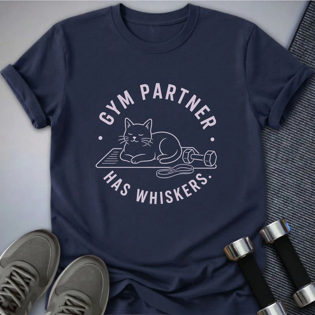 Printify T-Shirt S / Navy Gym Partner T-Shirt