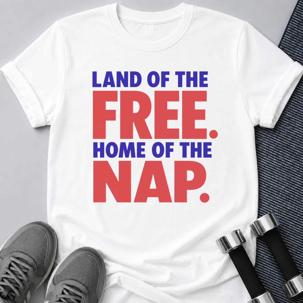 Printify T-Shirt S / White Home of The Nap T-Shirt