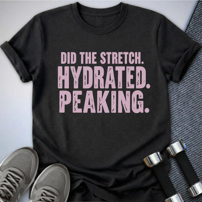 Printify T-Shirt Dark Grey Heather / S Hydrated Peaking T-Shirt