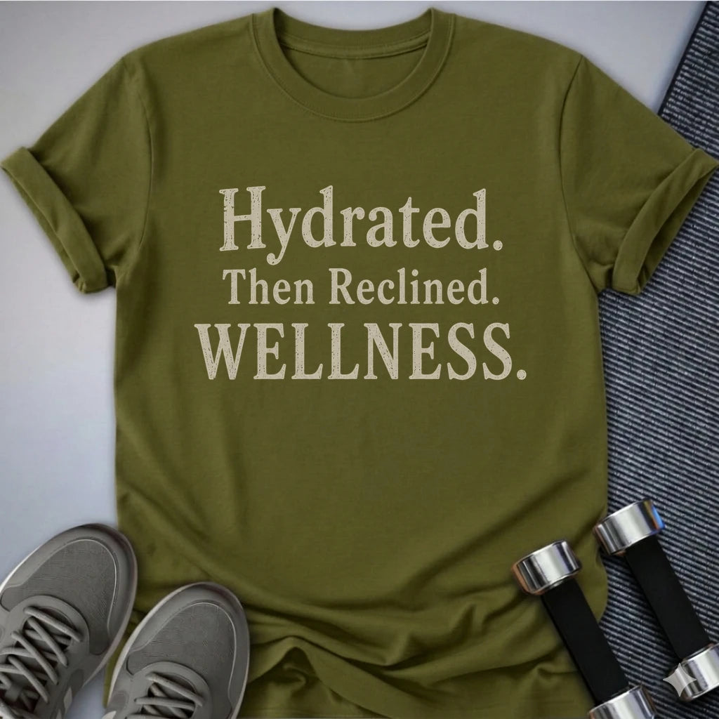 Printify T-Shirt S / Olive Hydrated T-Shirt