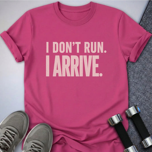 Printify T-Shirt S / Berry I Dont Run T-Shirt