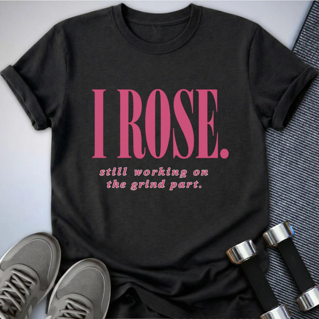 Printify T-Shirt S / Dark Grey Heather I Rose T-Shirt