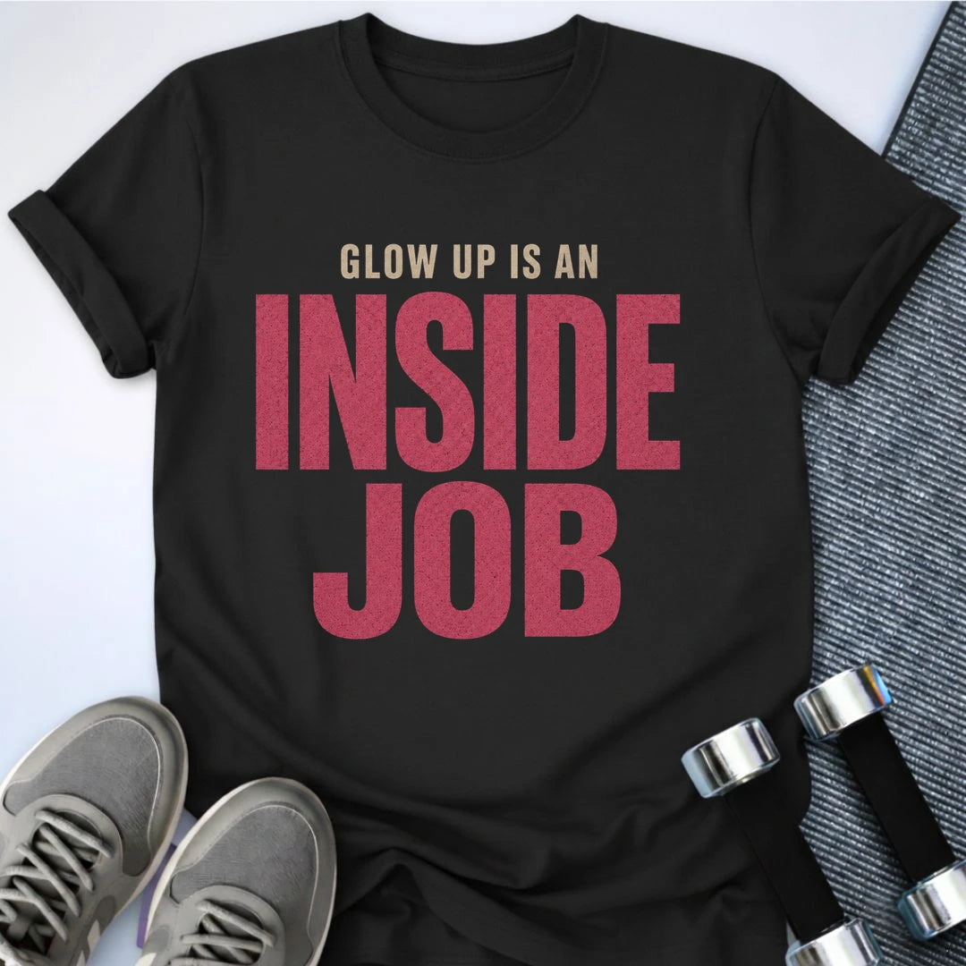 Printify T-Shirt S / Black Inside Job T-Shirt