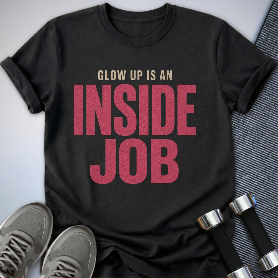 Printify T-Shirt S / Dark Grey Heather Inside Job T-Shirt