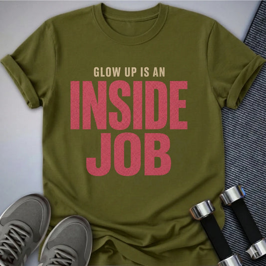 Printify T-Shirt S / Olive Inside Job T-Shirt