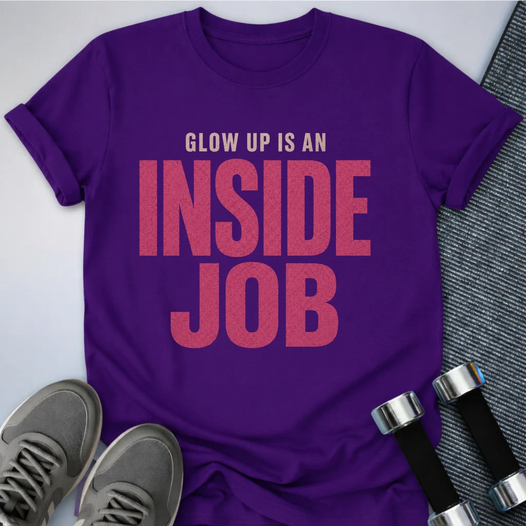 Printify T-Shirt S / Team Purple Inside Job T-Shirt