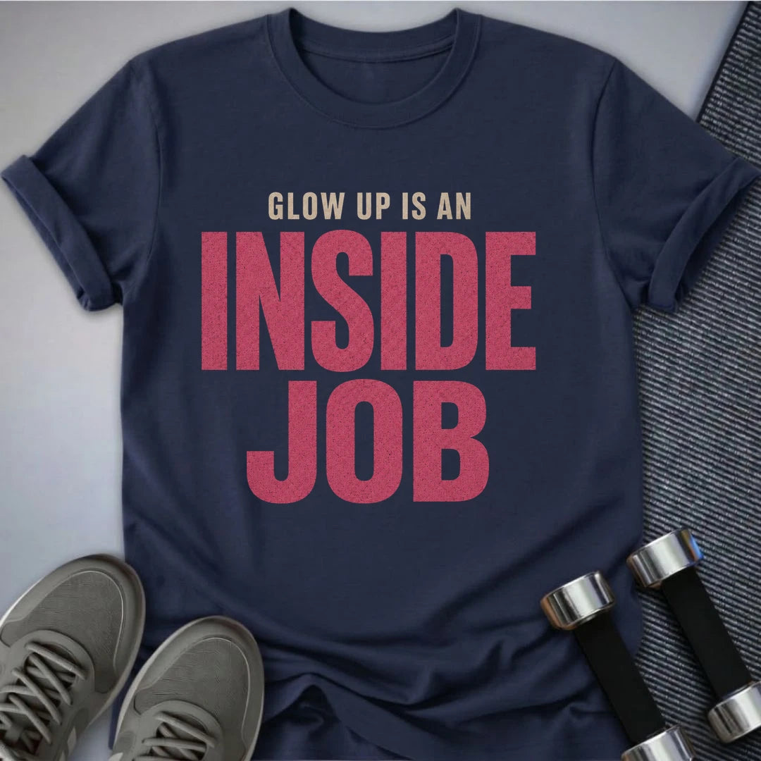 Printify T-Shirt S / Navy Inside Job T-Shirt