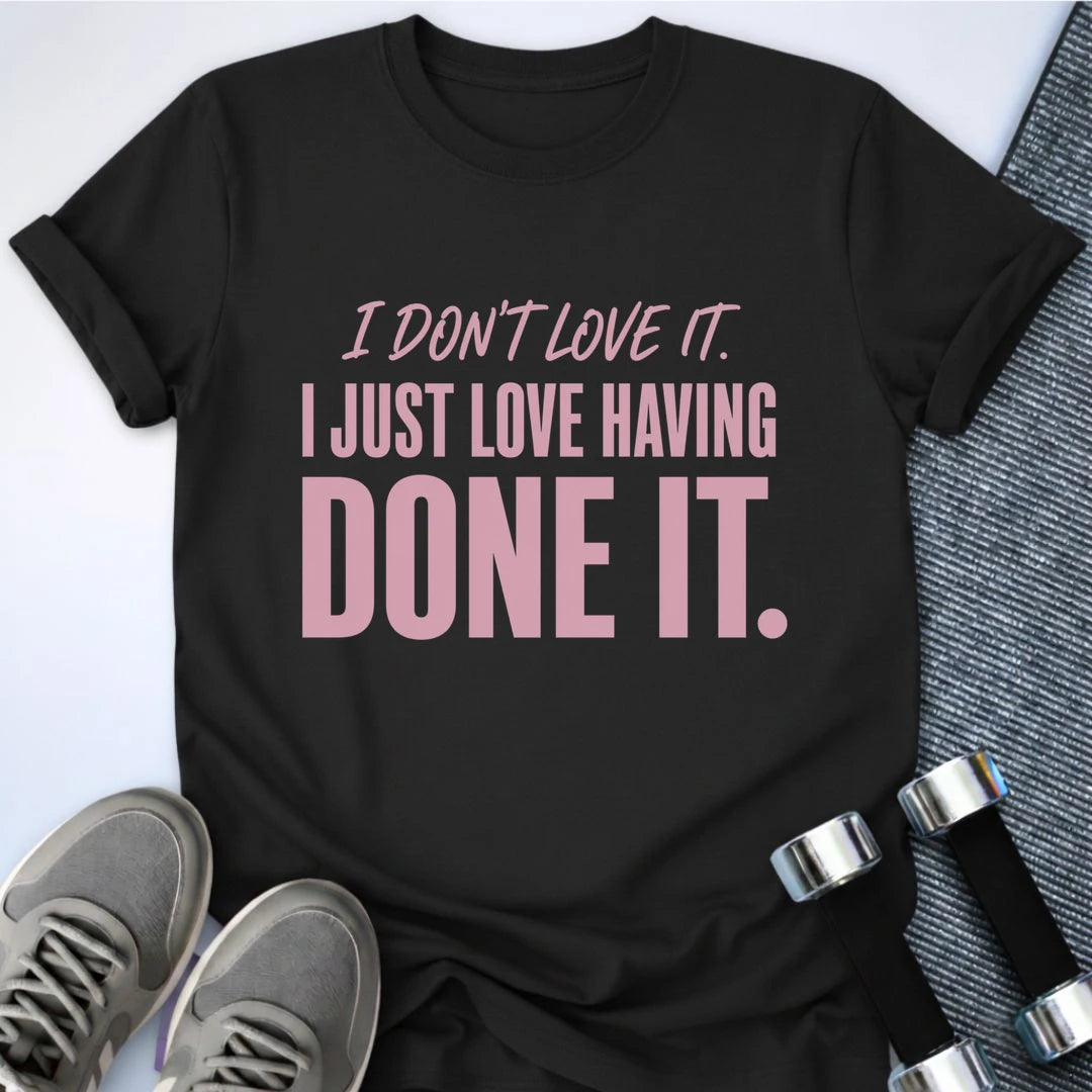 Printify T-Shirt S / Black Its's Done T-Shirt