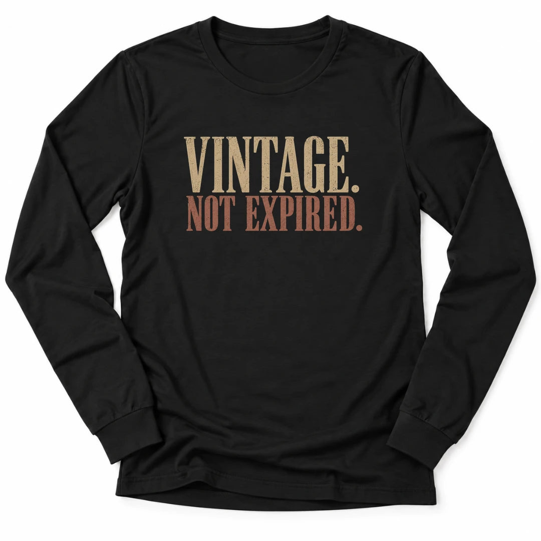 Printify Long-sleeve Black / S Just Vintage Long Sleeve