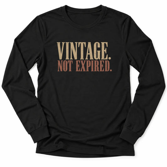 Printify Long-sleeve Black / S Just Vintage Long Sleeve