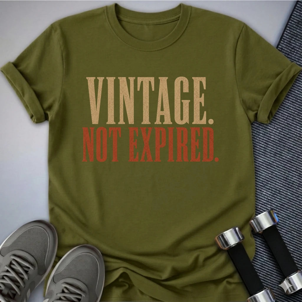Printify T-Shirt S / Olive Just Vintage T-Shirt