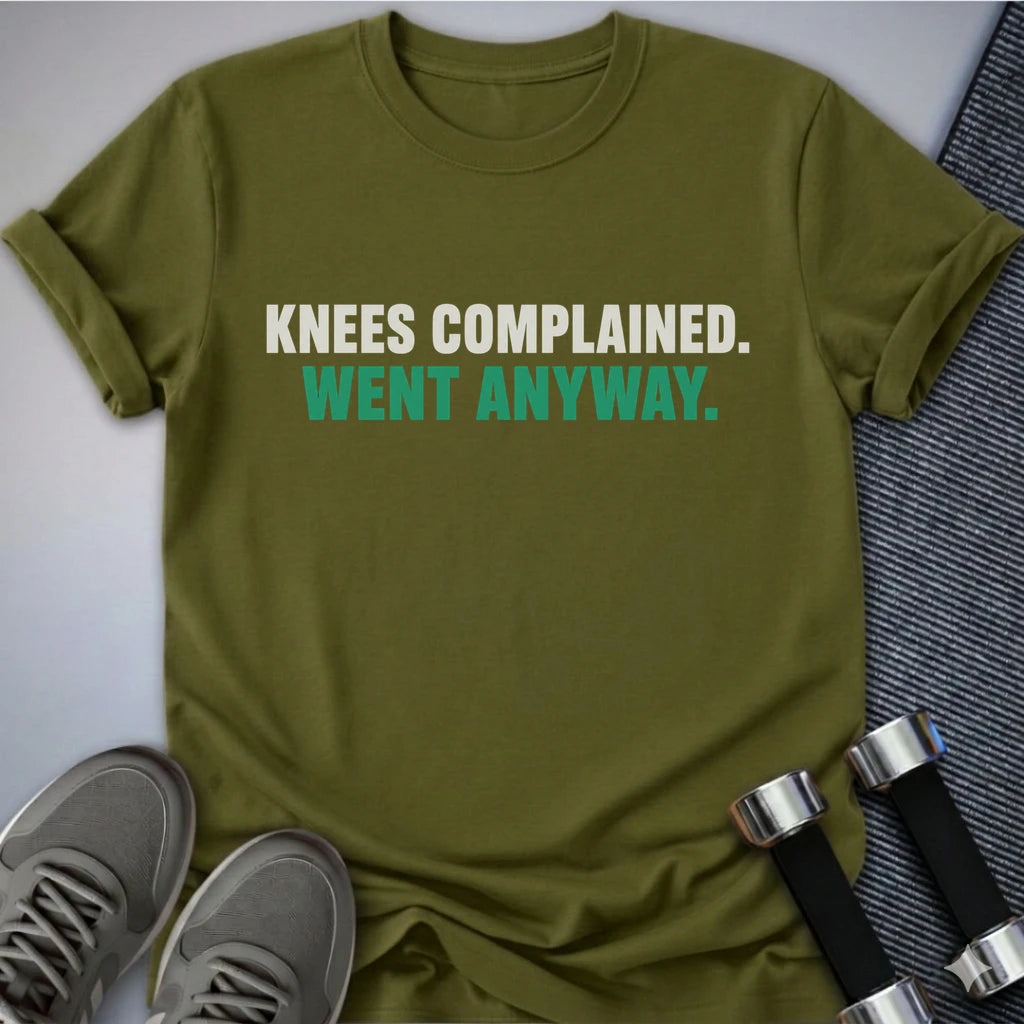 Printify T-Shirt S / Olive Knees Complained T-Shirt