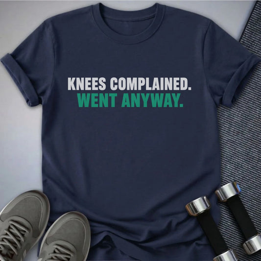 Printify T-Shirt S / Navy Knees Complained T-Shirt