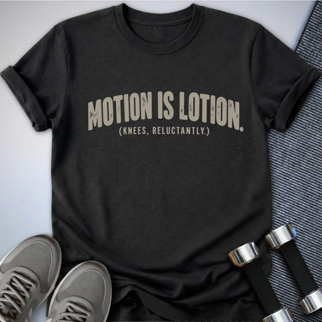 Printify T-Shirt Dark Grey Heather / S Knees In Motion T-Shirt