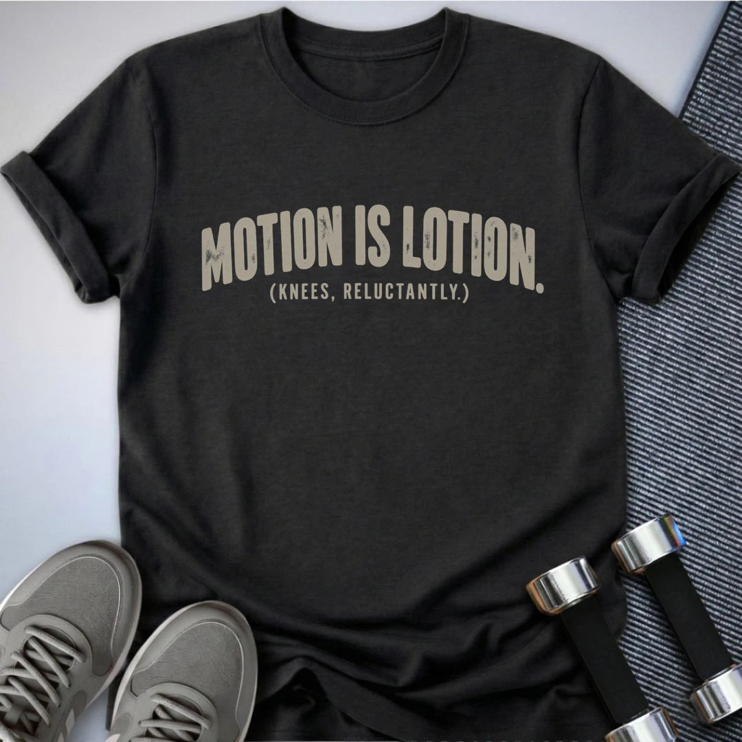 Printify T-Shirt Dark Grey Heather / S Knees In Motion T-Shirt