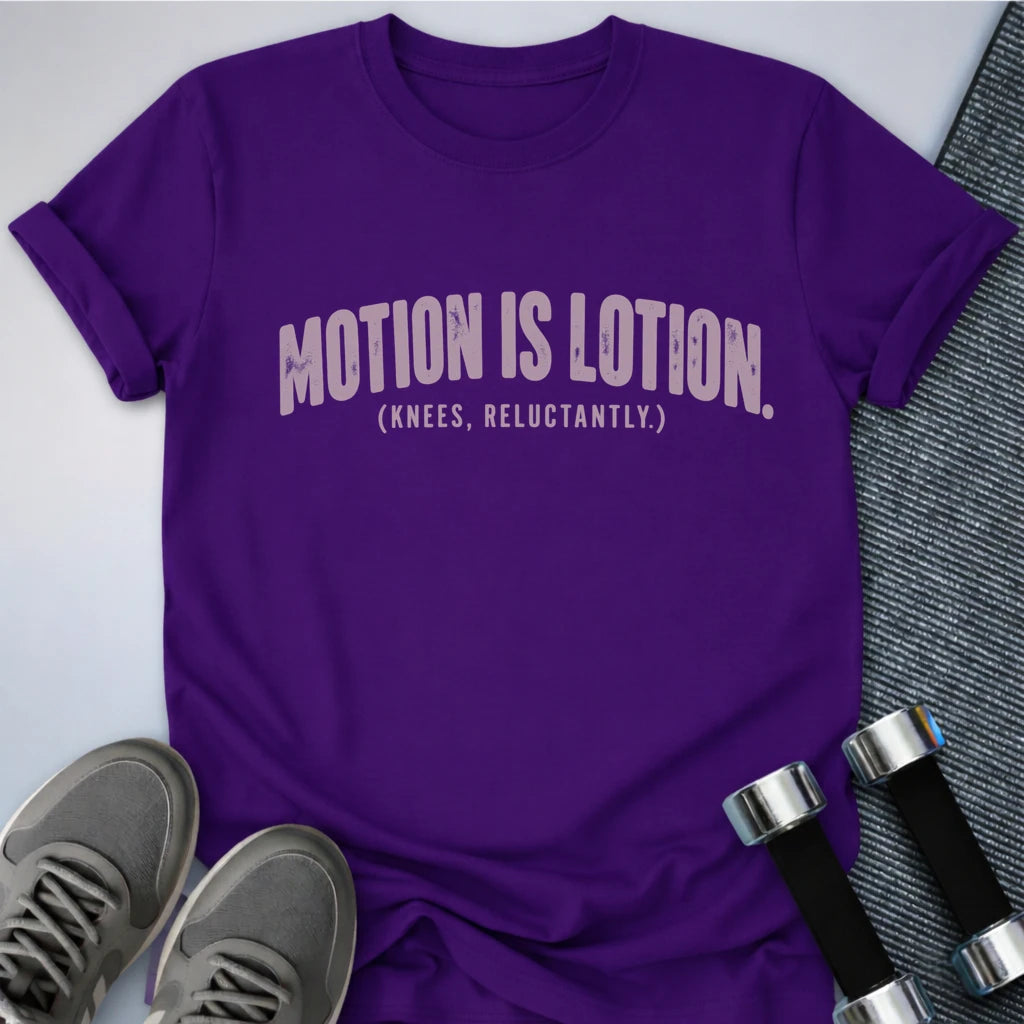 Printify T-Shirt Team Purple / S Knees In Motion T-Shirt
