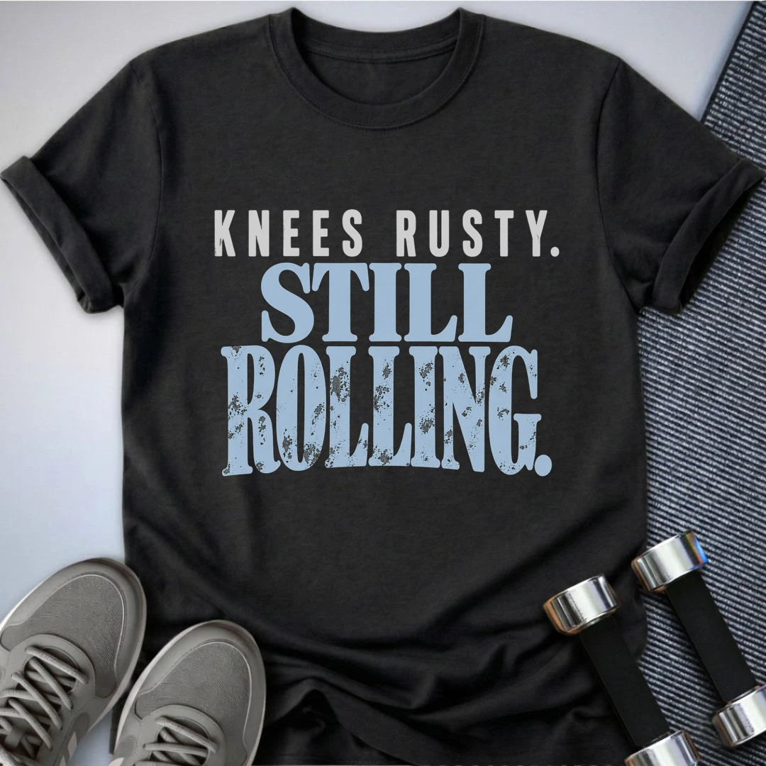 Printify T-Shirt Dark Grey Heather / S Knees Rusty T-Shirt