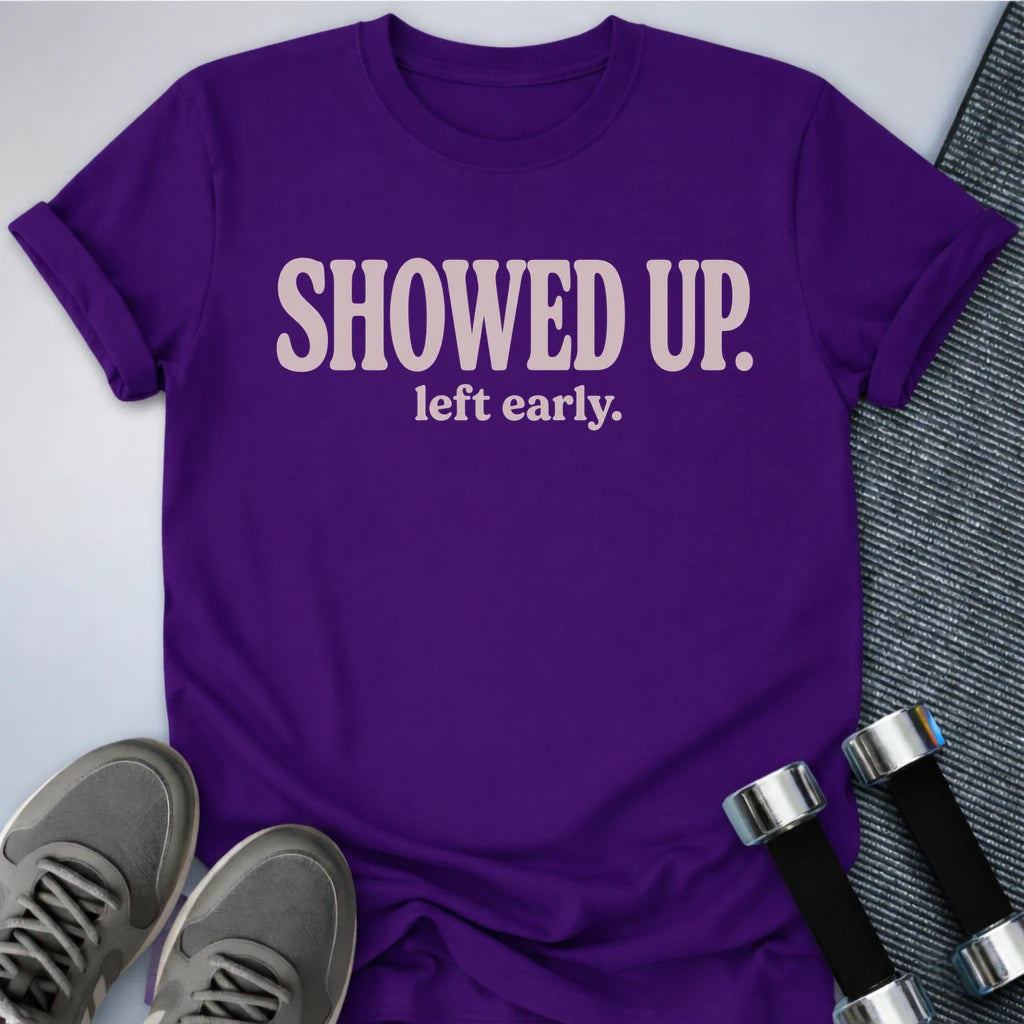 Printify T-Shirt S / Team Purple Left Early T-Shirt