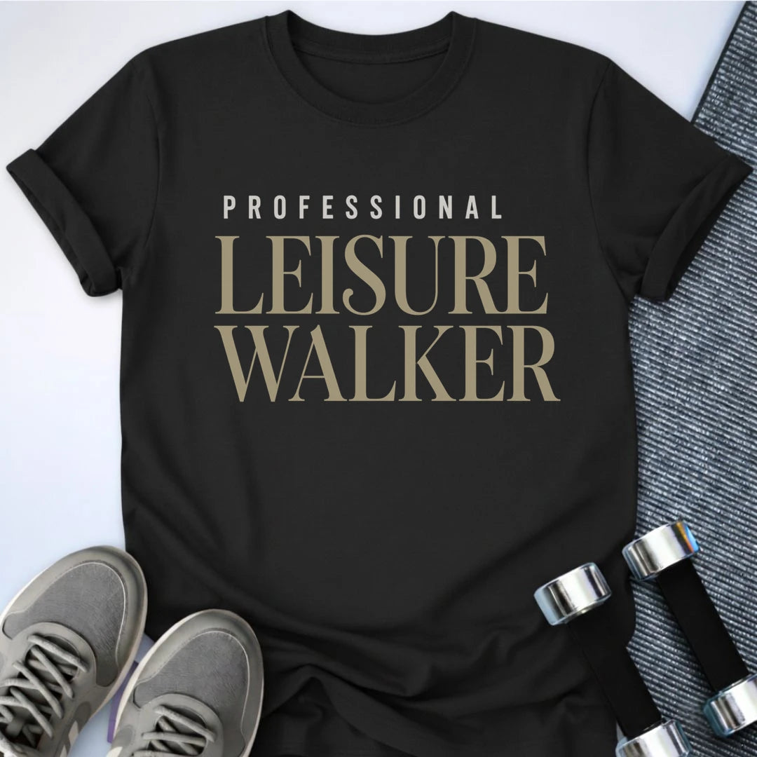 Printify T-Shirt S / Black Leisure Walker T-Shirt