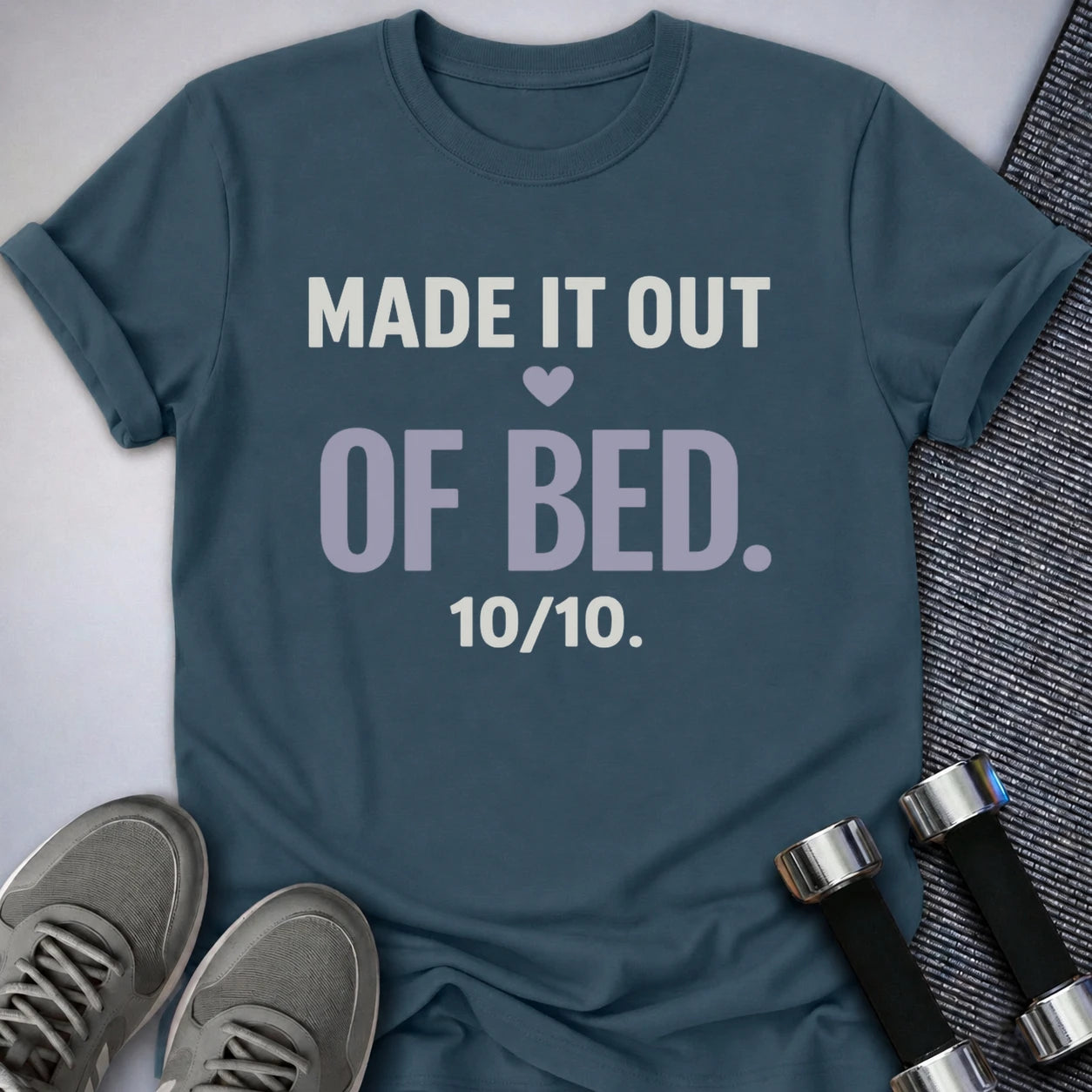 Printify T-Shirt S / Deep Teal Made It T-Shirt