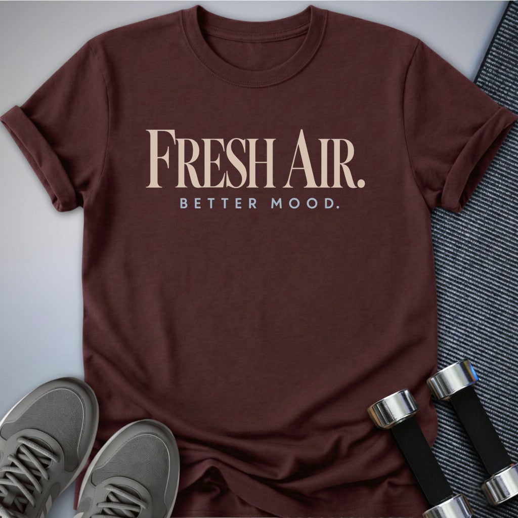 Printify T-Shirt Maroon / S Better Mood T-Shirt