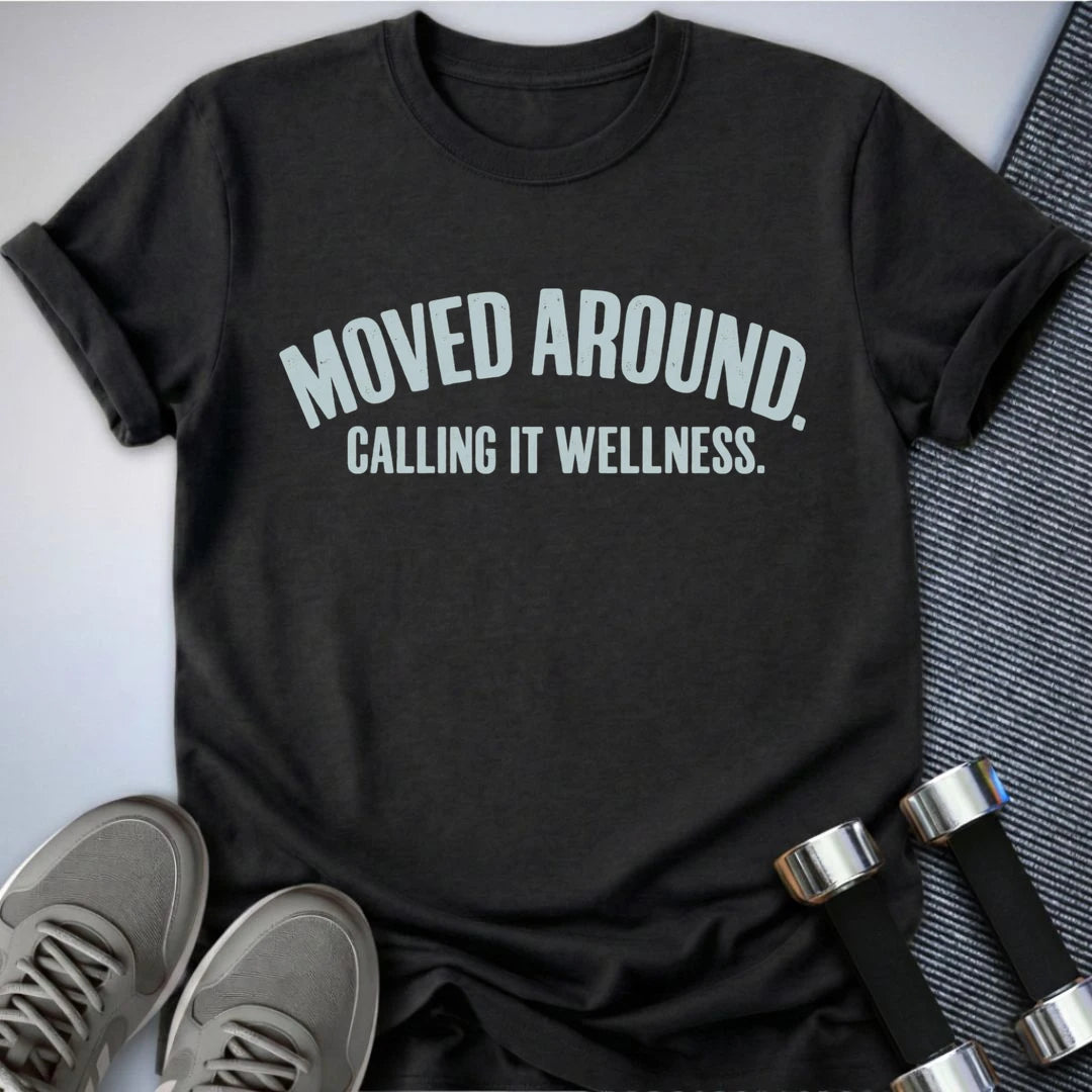 Printify T-Shirt Dark Grey Heather / S Moved Around T-Shirt