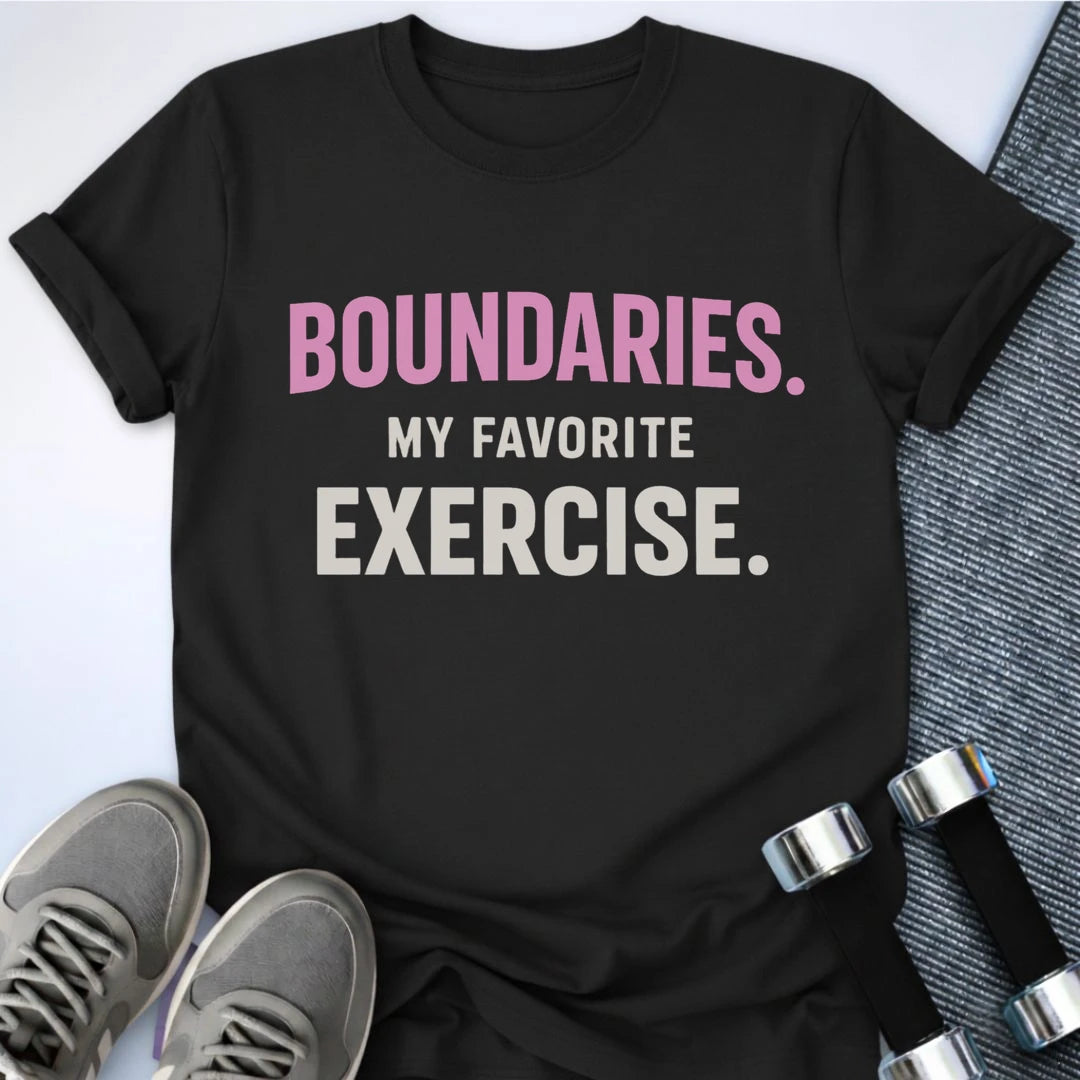 Printify T-Shirt S / Black My Favorite Exercise T-Shirt
