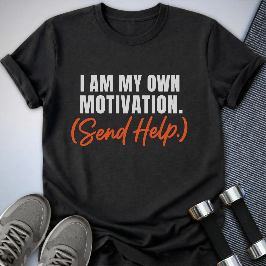 Printify T-Shirt S / Dark Grey Heather My Own Motivation T-Shirt