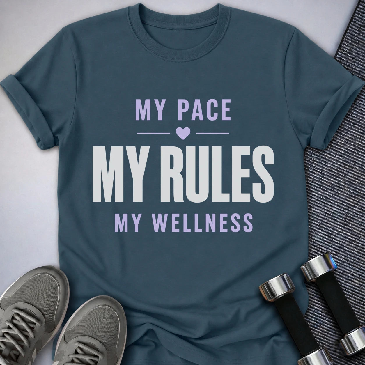 Printify T-Shirt S / Deep Teal My Pace T-Shirt