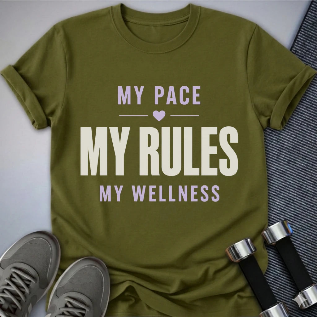 Printify T-Shirt S / Olive My Pace T-Shirt