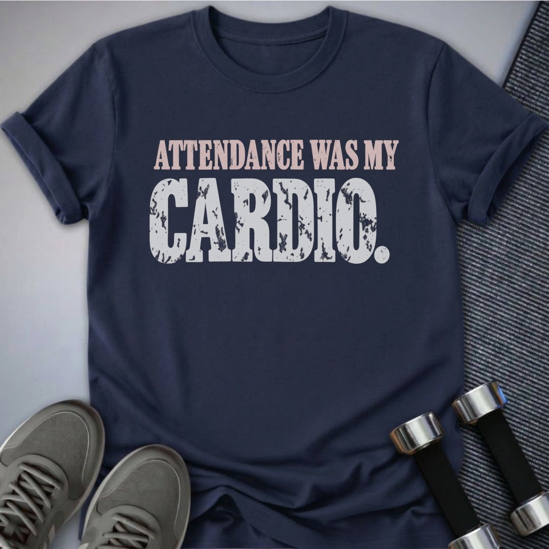 Printify T-Shirt Navy / S Show Up Cardio T-Shirt