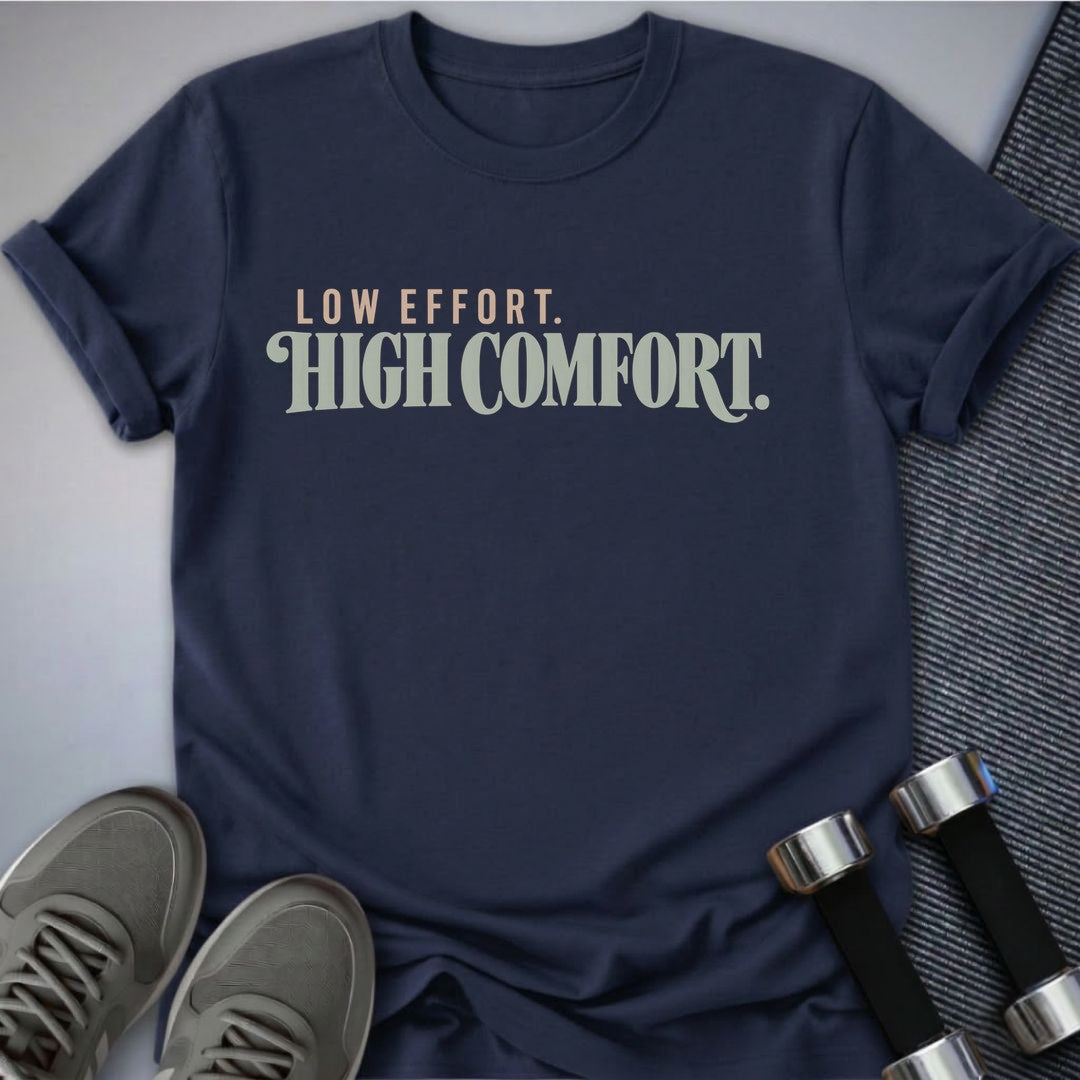 Printify T-Shirt Navy / S Lazy Luxury T-Shirt
